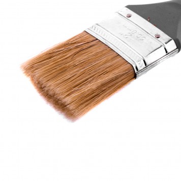 83063 | Кисть плоская "Евро" 2", натуральная щетина, пластмассовая ручка, MTX-1