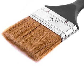 83066 | Кисть плоская "Евро" 3", натуральная щетина, пластмассовая ручка, MTX-1