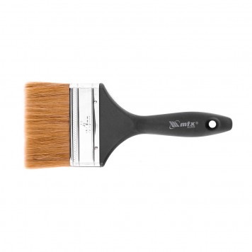 83067 | Кисть плоская "Евро" 4", натуральная щетина, пластмассовая ручка, MTX-0