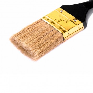 83152 | Кисть плоская 2", натуральная щетина, деревянная ручка, MTX ПРОФИ-1