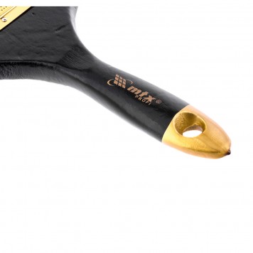 83155 | Кисть плоская 4", натуральная щетина, деревянная ручка, MTX ПРОФИ-2