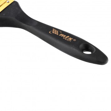 83161 | Кисть плоская 1,5", натуральная щетина, пластмассовая ручка, MTX ПРОФИ-2