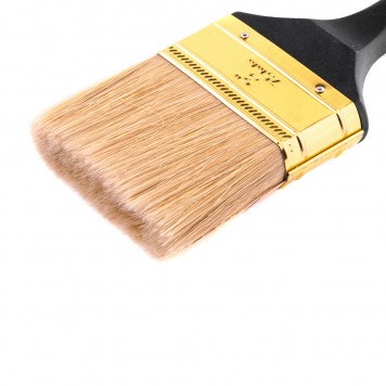 83164 | Кисть плоская 3", натуральная щетина, пластмассовая ручка, MTX ПРОФИ-1