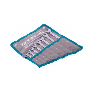 15283 | Набор ключей комбинированных 8 шт, 8-19 мм, антислип, STELS-1