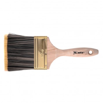 83228 | Кисть плоская Golden 4", искусственная щетина, деревянная ручка, MTX-0