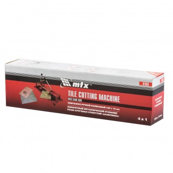 87656 | Плиткорез 500 х 16 мм, "Балеринка", поворотный металлический угольник, MTX-6