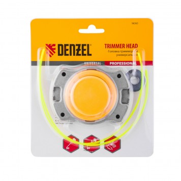 96363 | Головка триммерная универсальная алюминий, шайба 8 мм, 10 мм, DENZEL-2