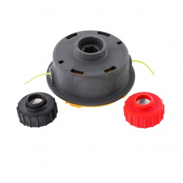 96364 | Катушка триммерная полуавтомат, быстрая заправка, шестигранник HEX х 15/6, болт 5/16 левый, М8 левый, DENZEL-0