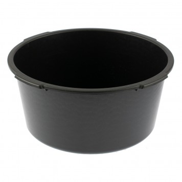 81454 | Таз круглый строительный, черный, 16 л, СИБРТЕХ-0