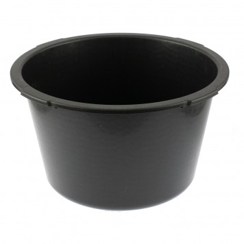 81455 | Таз круглый строительный, черный, 30 л, СИБРТЕХ-0