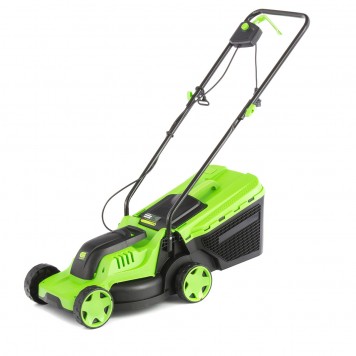 96607 | Газонокосилка электрическая, 1200 Вт, ширина 32 см, 3 уровня, пластиковый травосборник 30 л., СИБРТЕХ L1200-0