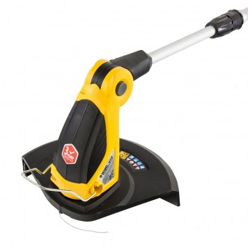 96620 | Триммер электрический TE-650, 650 Вт, 330 мм, катушка автоматическая, телескопическая штанга, регулировка угла наклона, DENZEL-3