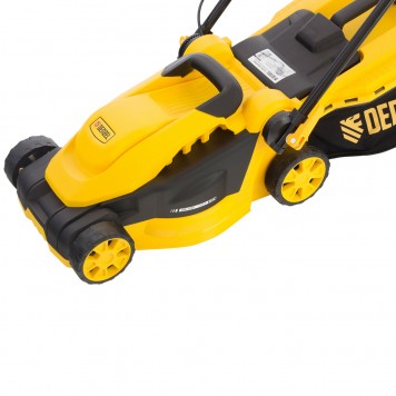 96615 | Газонокосилка электрическая GM-1200, 1200 Вт, ширина 32 см, 3 уровня, травосборник 25 л., DENZEL-1