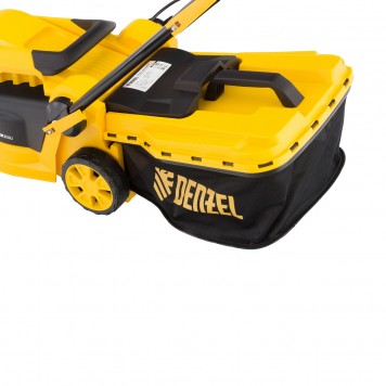 96615 | Газонокосилка электрическая GM-1200, 1200 Вт, ширина 32 см, 3 уровня, травосборник 25 л., DENZEL-2