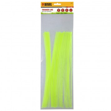 96101 | Леска для триммера, круглая нарезанная 2,4 мм х 30 см, 50 шт, DENZEL FLEX CORD-0
