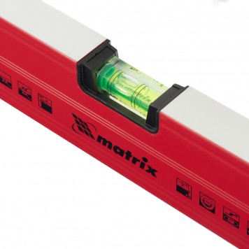 34720 | Уровень алюминиевый магнитный, 2000 мм, фрезерованный, 3 глазка (1 зеркальный), усиленный, MATRIX-3