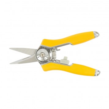 60500 | Секатор цветочный 150 мм, металлические рукоятки с резиновыми вставками, PALISAD LUXE-1