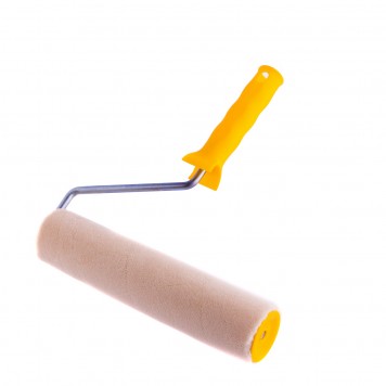 80179 | Валик "Лаки", 250 мм, ворс 5 мм, D 48 мм, D ручки 8 мм, Велюр, СИБРТЕХ-1