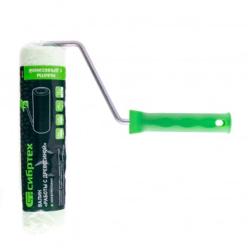 80183 | Валик "Работы с древесиной", 250 мм, ворс 12 мм, D 48 мм, D ручки 8 мм, микроволокно, СИБРТЕХ-2