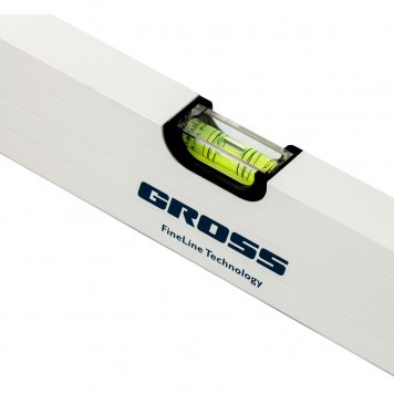 34372 | Уровень алюминиевый, 1000 мм, усиленный, рукоятки, фрезерованный, 3 глазка, магнитный, GROSS-2