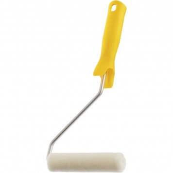 80592 | Мини-валик в сборе "Лаки", 110 мм, ворс 5 мм, D 16 мм, D ручки 6 мм, Велюр, СИБРТЕХ-0