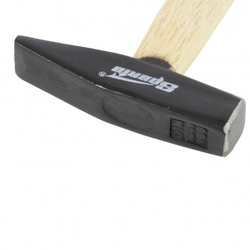 102045 | Молоток слесарный, 200 г, квадратный боек, деревянная рукоятка, SPARTA-2