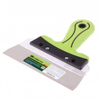 85581 | Шпатель фасадный, нержавеющая сталь, 200 мм, двухкомпонентная ручка, СИБРТЕХ-1