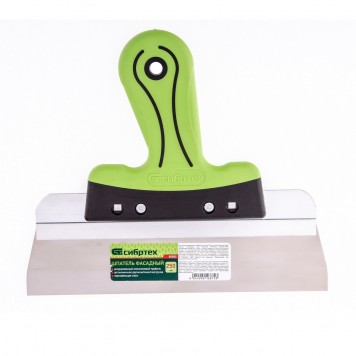 85582 | Шпатель фасадный, нержавеющая сталь, 250 мм, двухкомпонентная ручка, СИБРТЕХ-0