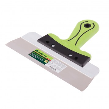 85582 | Шпатель фасадный, нержавеющая сталь, 250 мм, двухкомпонентная ручка, СИБРТЕХ-1