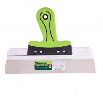 85583 | Шпатель фасадный, нержавеющая сталь, 300 мм, двухкомпонентная ручка, СИБРТЕХ-0