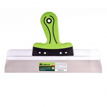 85584 | Шпатель фасадный, нержавеющая сталь, 350 мм, двухкомпонентная ручка, СИБРТЕХ-0