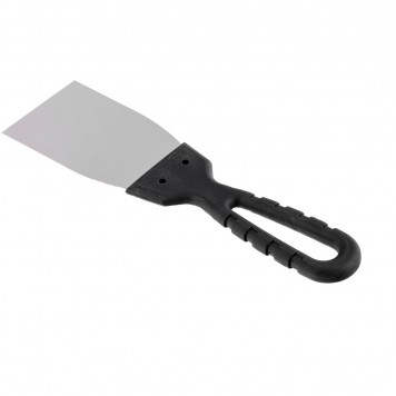 85133 | Шпательная лопатка из нержавеющей стали, 60 мм, пластмассовая ручка Россия, РОССИЯ-3