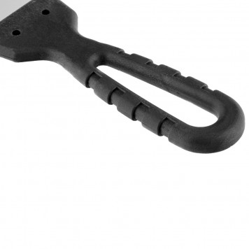 85134 | Шпательная лопатка из нержавеющей стали, 80 мм, пластмассовая ручка Россия, РОССИЯ-4