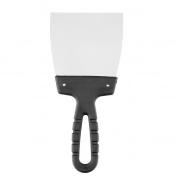 85135 | Шпательная лопатка из нержавеющей стали, 100 мм, пластмассовая ручка Россия, РОССИЯ-1