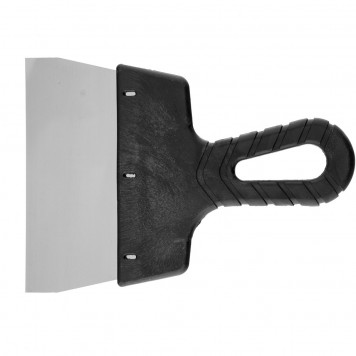 85149 | Шпатель фасадный из нержавеющей стали, 150 мм, пластмассовая ручка Россия, РОССИЯ-1