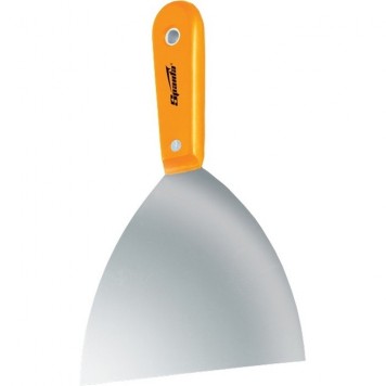 852425 | Шпательная лопатка стальная, 100 мм, полированная, пластмассовая ручка, SPARTA-0