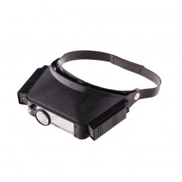 913825 | Лупа с дополнительными линзами, с подсветкой, для закрепления на голове, SPARTA-1