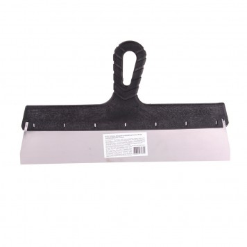 85153 | Шпатель фасадный из нержавеющей стали, 350 мм, пластмассовая ручка Россия, РОССИЯ-0