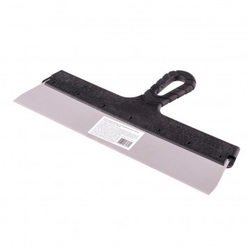 85153 | Шпатель фасадный из нержавеющей стали, 350 мм, пластмассовая ручка Россия, РОССИЯ-1