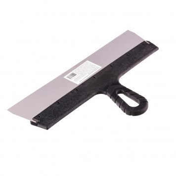 85153 | Шпатель фасадный из нержавеющей стали, 350 мм, пластмассовая ручка Россия, РОССИЯ-2