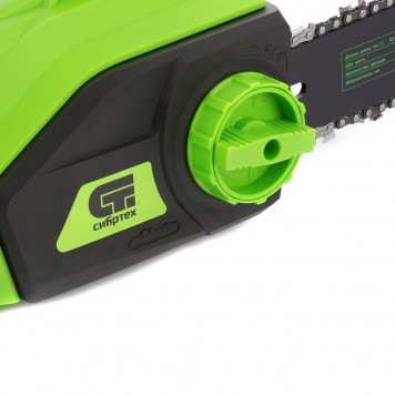 95614 | Пила цепная электрическая ПЦЭ-2200П с поперечным двигателем, 2,2 кВт, 16", 40 см, СИБРТЕХ-5
