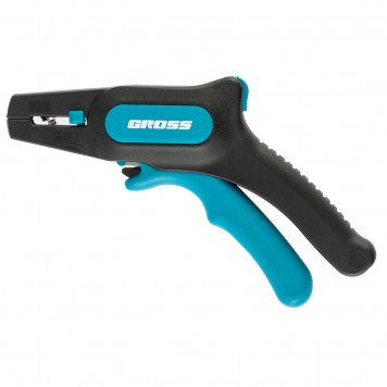 17722 | Щипцы для зачистки электропроводов 0,2-6 мм2 (10-24 AWG), лезвие: нержавеющая сталь, GROSS-0