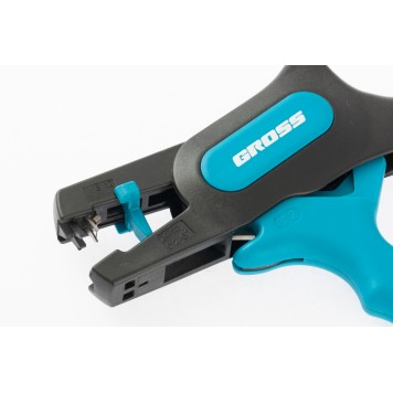 17722 | Щипцы для зачистки электропроводов 0,2-6 мм2 (10-24 AWG), лезвие: нержавеющая сталь, GROSS-1