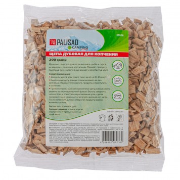 69618 | Щепа дубовая для копчения, 200 гр, PALISAD CAMPING-0