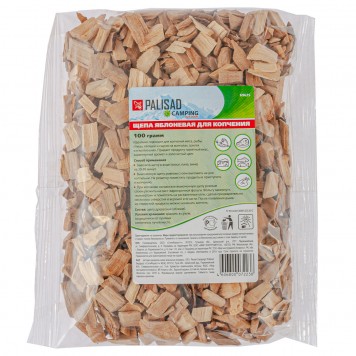 69625 | Щепа яблоневая для копчения, 100 гр, PALISAD CAMPING-0