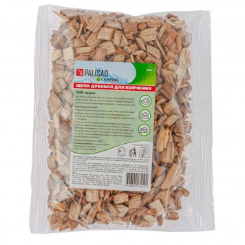 69621 | Щепа дубовая для копчения, 100 гр, PALISAD CAMPING-0