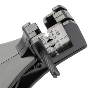 17721 | Щипцы для зачистки электропроводов 0,5, 1,0, 1,5, 2,5, 4,0, 8,0 мм/кв (8-22AWG), лезвие SK5, GROSS-2