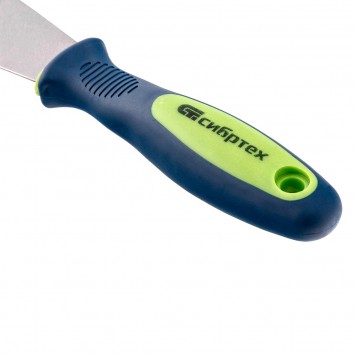 85521 | Шпательная лопатка из нержавеющей стали, 40 мм, двухкомпонентная ручка, СИБРТЕХ-3