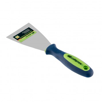 85524 | Шпательная лопатка из нержавеющей стали, 80 мм, двухкомпонентная ручка, СИБРТЕХ-2