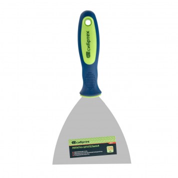 85527 | Шпательная лопатка из нержавеющей стали, 120 мм, двухкомпонентная ручка, СИБРТЕХ-0